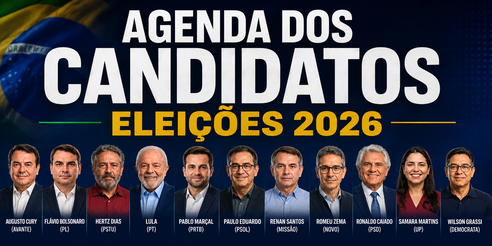 Agenda dos presidenciáveis movimenta Minas, Bahia, São Paulo e Região Sul nesta quinta-feira