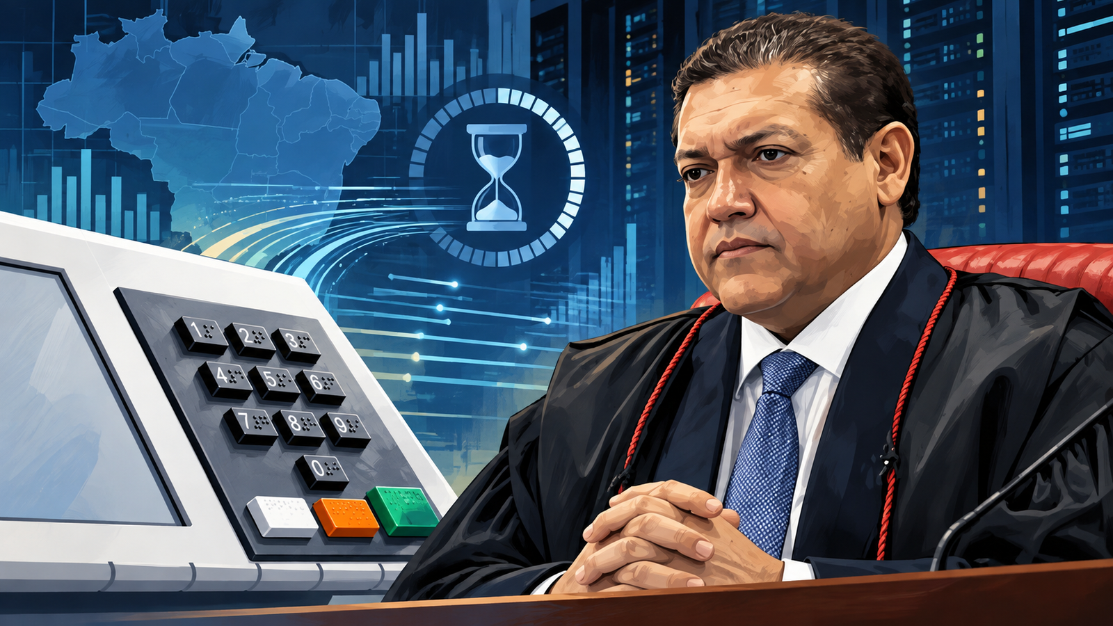 TSE atribui atraso de quase 50 minutos na atualização dos resultados a congestionamento de dados