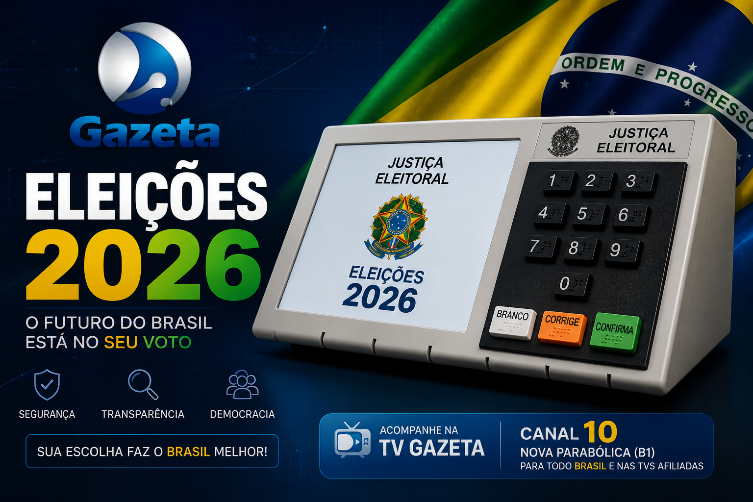 Prazo para registro de candidaturas termina neste sábado